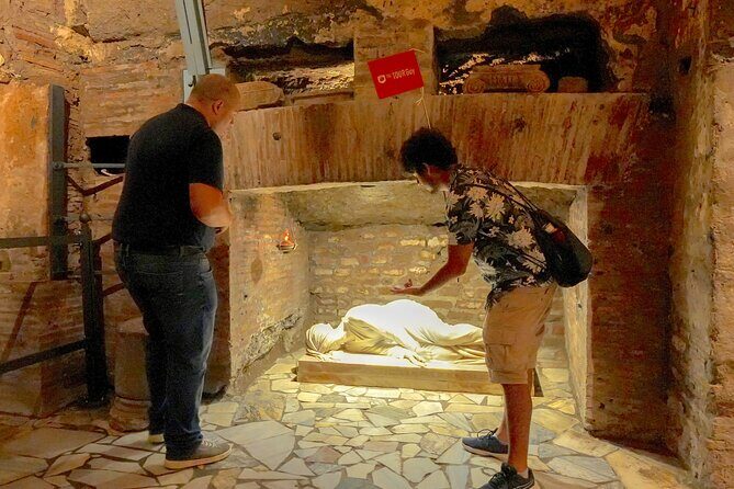 Rome Catacombs & Capuchin Crypts VIP Group Tour with Transfers - Key Points