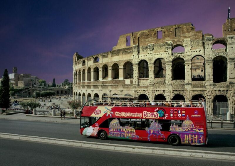 Rome: City Highlights Open-Top Bus Night Tour - Starting Point and Duration