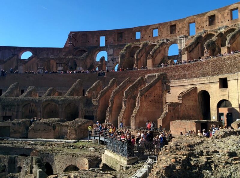 Rome: Colosseum Experience with Audio Guide and Arena Option - Frequently Asked Questions