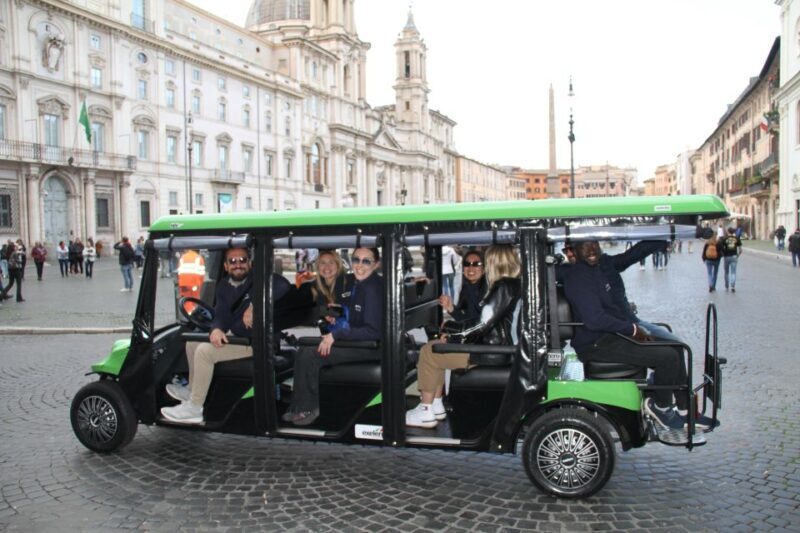 Rome: Golf Cart Tour with Artisanal Gelato Tasting - What to Expect During the Tour