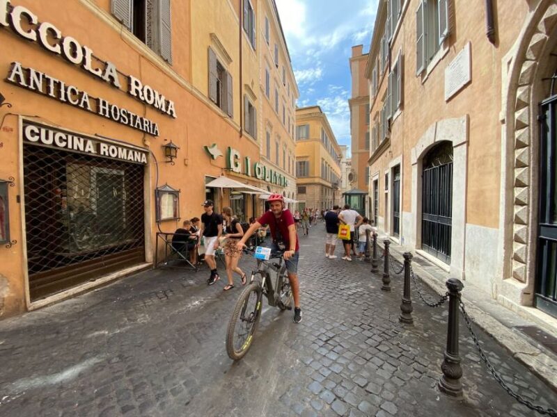 Rome :guided night e-bike tour with typical ice-cream - FAQ
