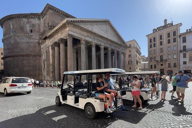 Rome in a Day golf cart tour for cruisers with Pizza & Gelato - Why a golf cart tour is perfect for exploring Rome