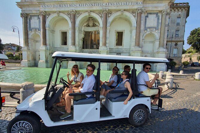 Rome in a Day golf cart tour for cruisers with Pizza & Gelato - Food, fun, and comfort