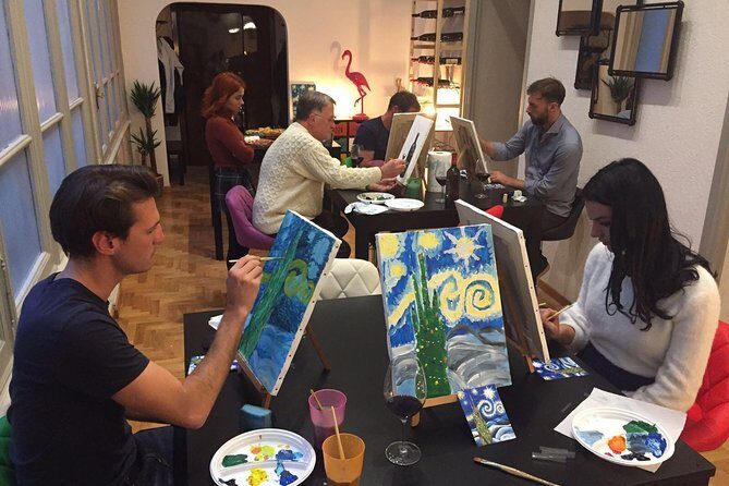 Rome: Paint & Sip Experience in Piazza Navona - Key Points