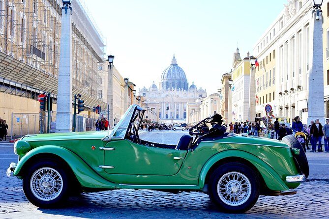 Rome Panoramic Tour by Vintage Classic Cabriolet Car or Vintage Minibus - Discover Rome in a Vintage Style: The Panoramic Tour by Classic Cabriolet or Minibus