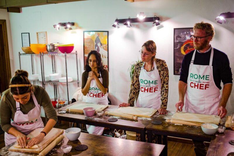 Rome: Pasta Class with 3 Spritz or Tiramisu by the Colosseum - The Group Size and Atmosphere