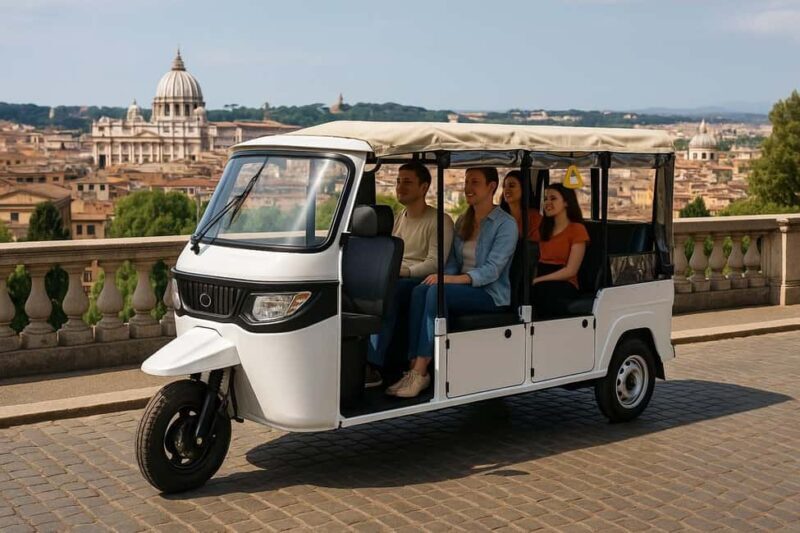 Rome: Photography service with Electric tuk tuk - Exploring Rome in Style: Photography Service with Electric Tuk Tuk