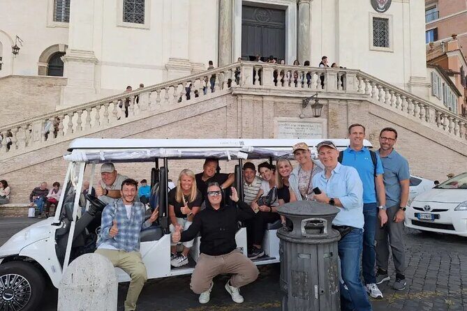 Rome Private Half-Day Tour with Option Golf Cart or Classic eFiat - Key Points