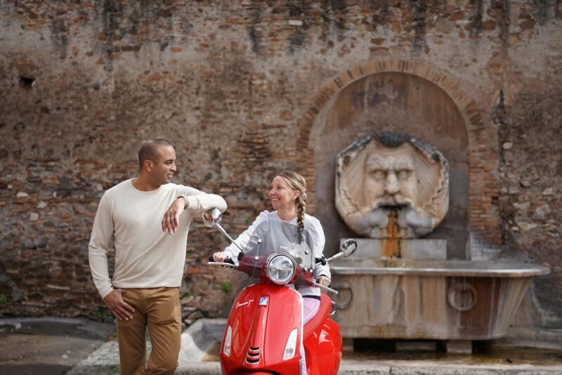 Rome Professional Photoshoot with free transport with Vespa - Exploring Rome on a Vespa with Professional Photos: A Unique Way to See the City