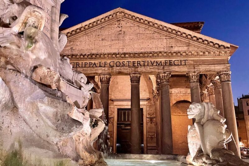 Rome: Rome at Night Evening Historical Walking Tour