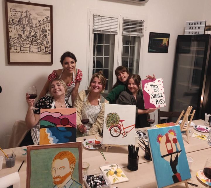 Rome: Small-Group Art Class with Wine - FAQ