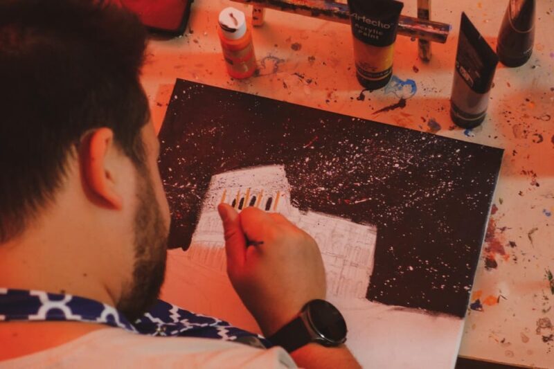 Rome: Tipsy Painting Class with Fine Wine and Arts - The Painting Experience and Guidance
