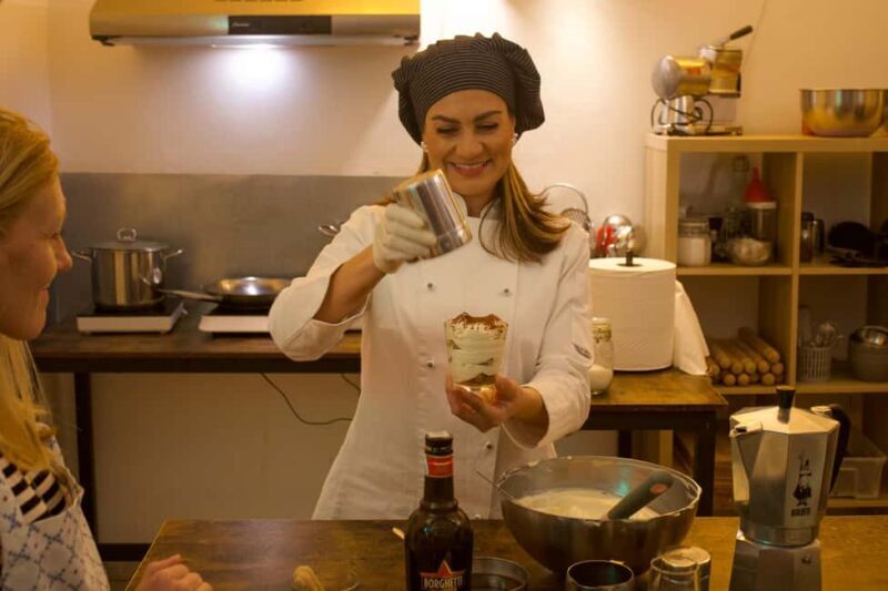 Rome: Tiramisu & Pasta Cooking Workshop near the Colosseum - Key Points