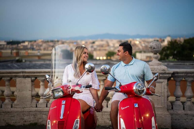 Rome: Vespa Tour with Photo Stops and City Center Pickup - Key Points