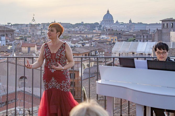 Rooftop Bar Opera Show: The Great Beauty of Rome - A Stunning Evening Over Rome: Rooftop Bar Opera Show – The Great Beauty of Rome