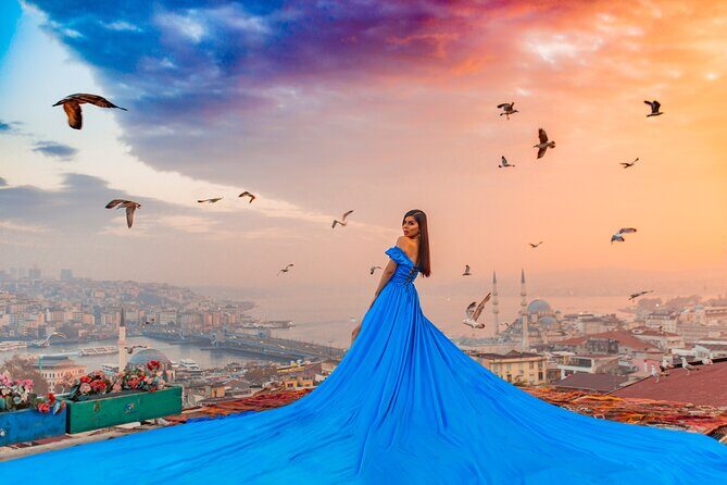 Rooftop Flying Dress Photo Shoot in Istanbul - Rooftop Flying Dress Photo Shoot in Istanbul: A Unique Photo Adventure