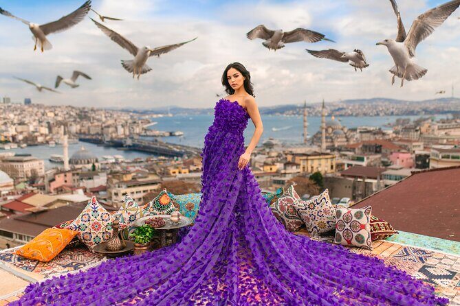 Rooftop Flying Dress Photo Shoot in Istanbul - A Deep Dive into the Rooftop Flying Dress Photo Shoot