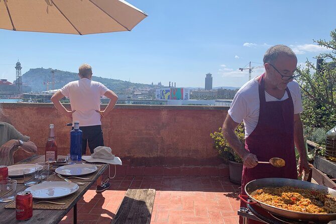 Rooftop Paella Seafood Cooking Class Experience in Barcelona - Key Points