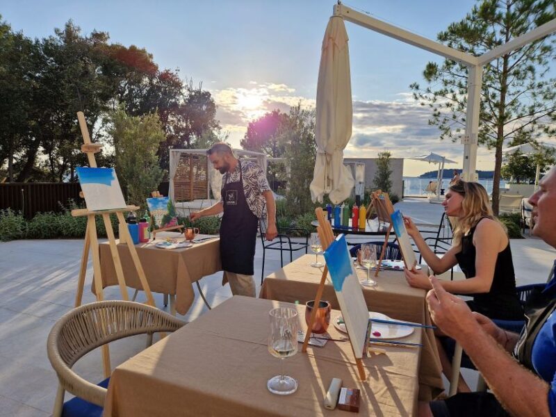 Rovinj: Artafera painting workshops - Paint, wine & more - An Artistic Journey in Rovinj’s Old Town