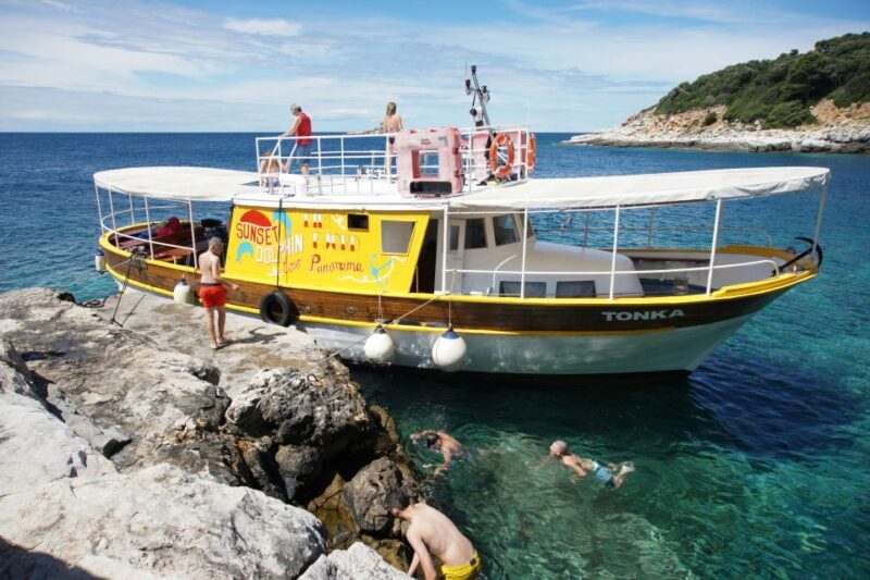 Rovinj Islands Boat Tour with Swimming - Key Points