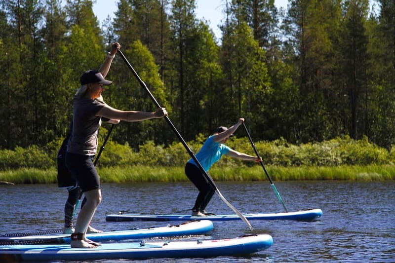 Ruka: Sup-boarding on lake Rukajärvi - Key Points