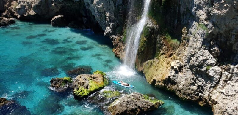 Ruta libre en paddel surf por la cascada de Nerja y Maro - A Flexible Paddle Surf Adventure from Nerja’s Burriana Beach