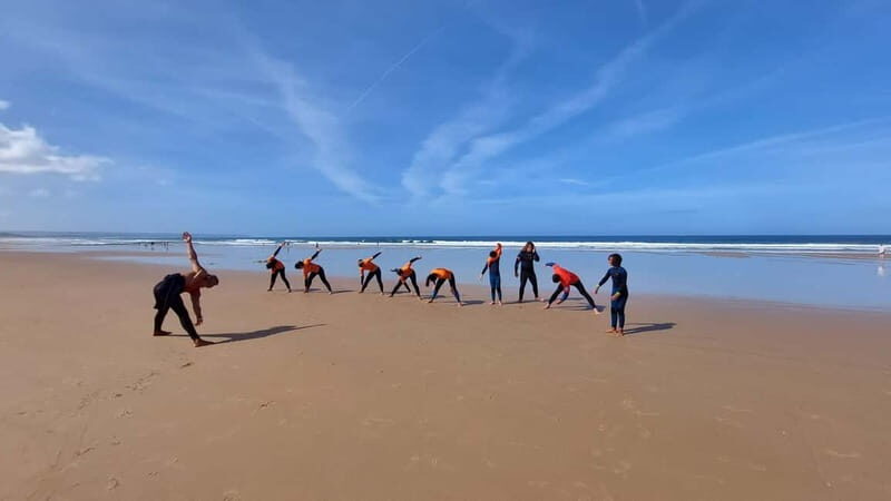 Sabura Surf Lessons & Rentals: F. da Telha Beach near Lisbon - Discovering the Surf at Sabura on F. da Telha Beach