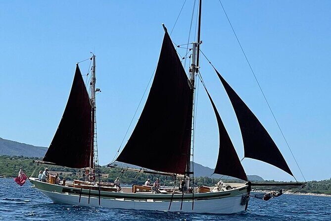 Sailing day trip on Tall Ship Andrea Jensen with Lunch and Wine - Key Points