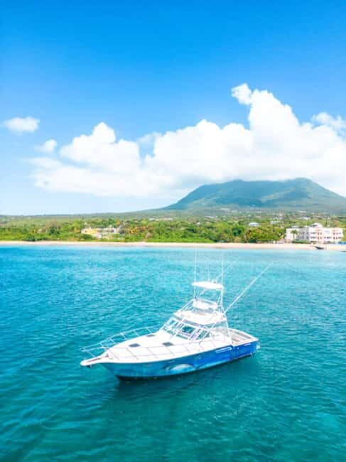 Saint Kitts & Nevis: Private Fishing Charter with Open Bar - The Yacht and Onboard Comforts