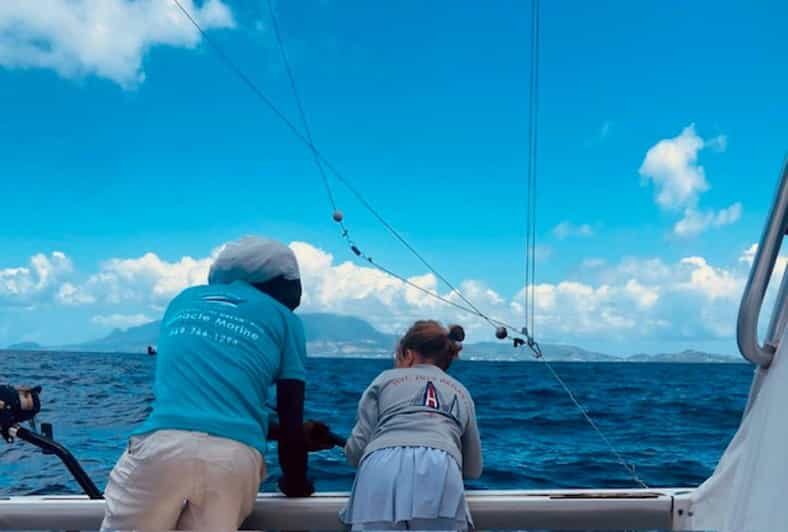 Saint Kitts & Nevis: Private Fishing Charter with Open Bar - Food and Drink