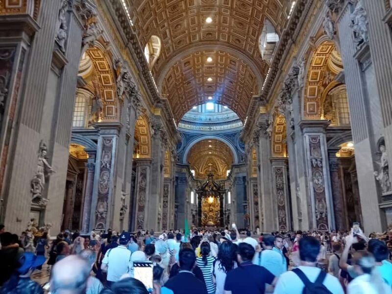 Saint Peters Basilica Guided Tour with Dome Access - Key Points