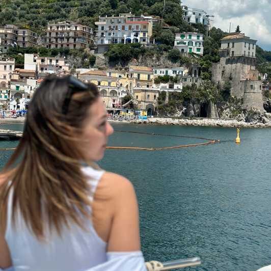 Salerno: Amalfi Coast Cruise with Lunch, Aperitif & Swimming - Key Points