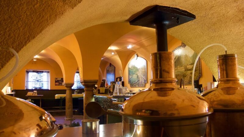 Salzkammergut: Sandstone Beer Cellar Tour - The Visit to the Brewery and Art Gallery