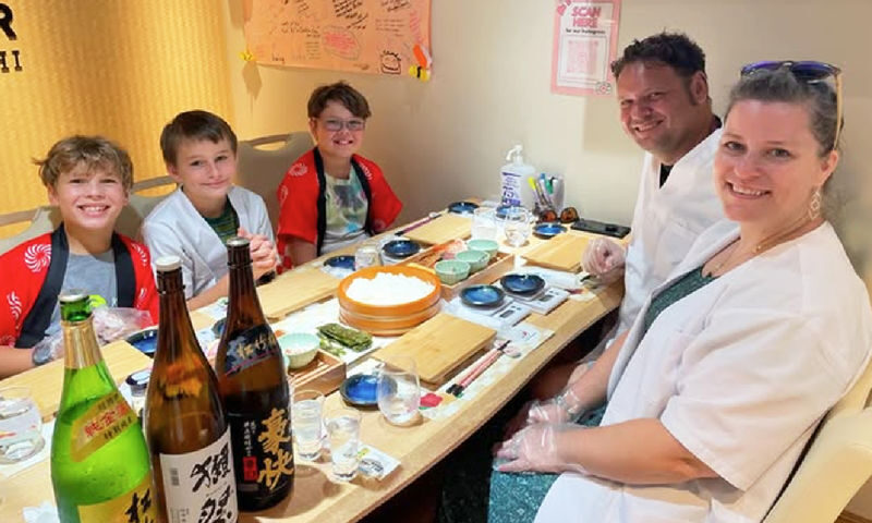 (SAME-DAY OK!) Sushi Making Class in Kyoto - Become a Sushi Master!! - The matcha option adds a second skill