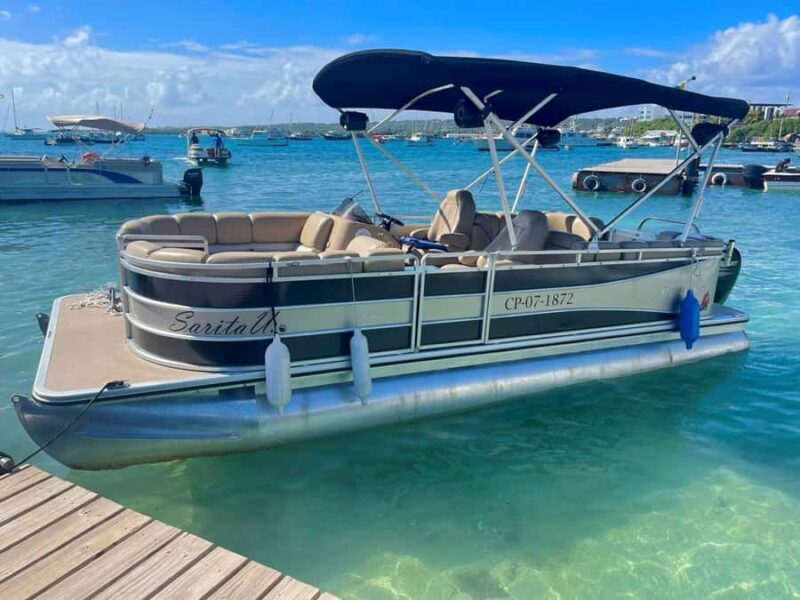 San Andres Island Tour In Shared Pontoon - Key Points