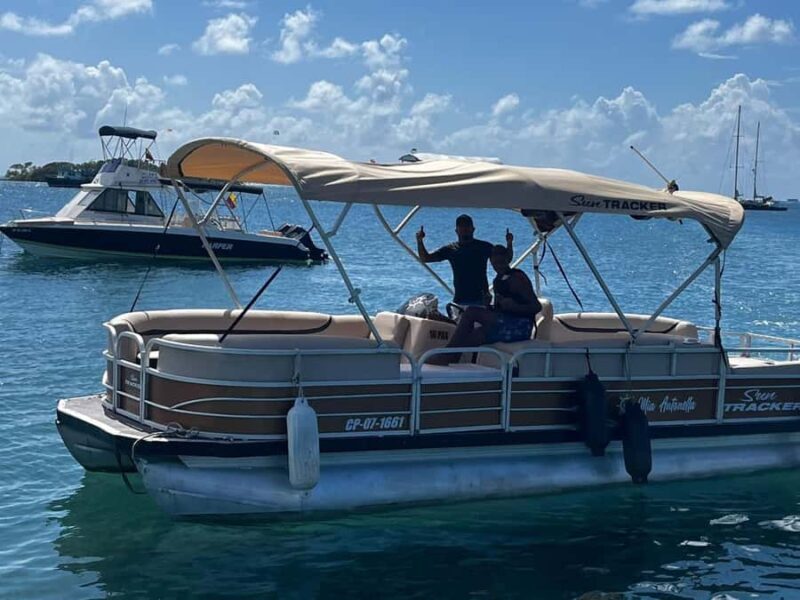 San Andres Island Tour In Shared Pontoon - The Sum Up