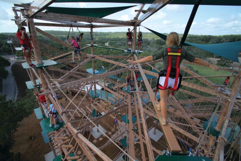San Antonio: Twisted Trails Zip Rails, Ropes & Climbing Wall - A Detailed Look at Twisted Trails at Natural Bridge Caverns