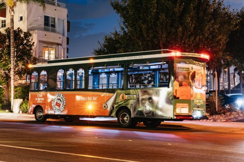 San Diego: City Lights Night Trolley Tour - Exploring the Gaslamp Quarter