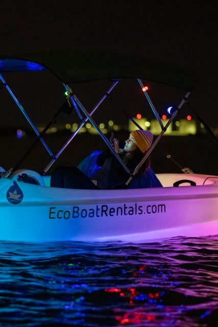 San Diego: Night Date Glow Pedal Boat with Downtown Views - FAQ