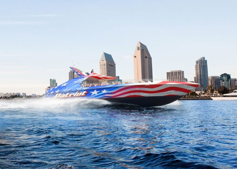San Diego: Patriot Jet Boat Thrill Ride - An Up-Cclose View of San Diego’s Waterfront on a Turbocharged Boat