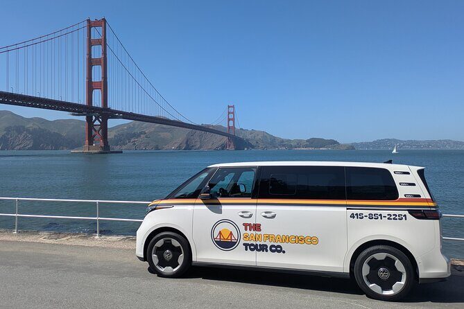 San Francisco City Tour in New EV Volkswagen Van - Experience the Best of San Francisco in Just 3 Hours with a Luxury Electric VW Van Tour