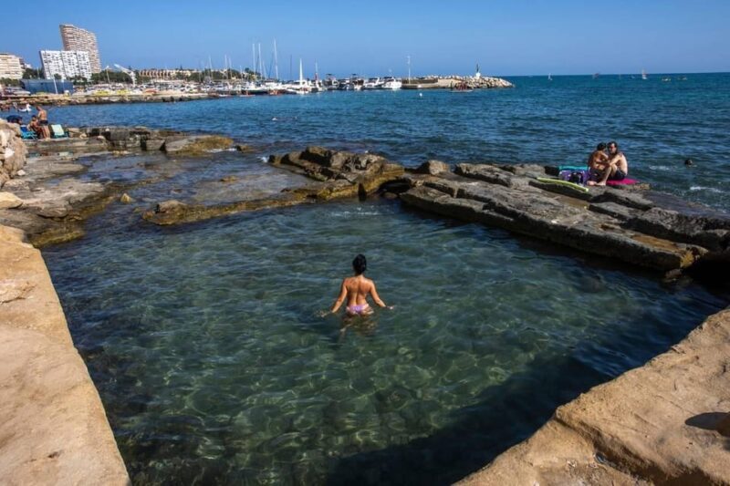 San Juan Beach, Cabo Huertas: Bike tour & snorkel with drink - Key Points