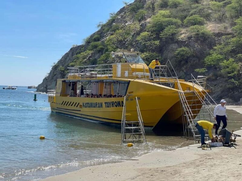 SANTA MARTA: AQUARIUM BAY TOUR AND KATAMARAN BOAT TOUR - Key Points