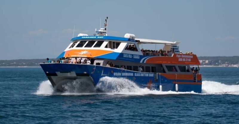 Santa Pola: Tabarca Catamaran Cruise with Underwater Vision - Key Points