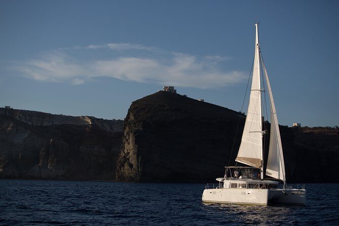 Santorini All-inclusive Catamaran Cruise with Thirassia Stop - Exploring the Santorini All-inclusive Catamaran Cruise