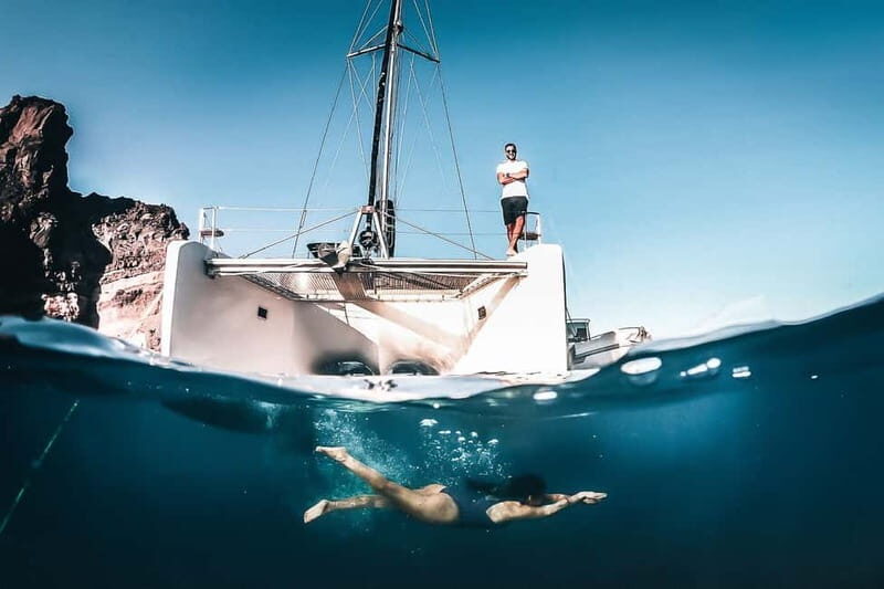 Santorini: All-Inclusive Private Catamaran Experience - Key Points