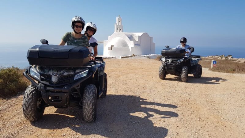 Santorini: ATV guided tour around the South of the island - In The Sum Up