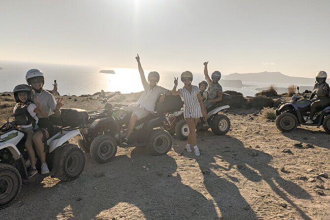 Santorini ATV Quad Tour + Lunch and PICKUP - Key Points