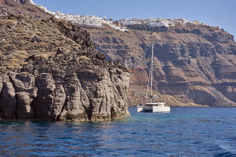 Santorini: Caldera Classic Catamaran Cruise w/ Meal & Drinks - Frequently Asked Questions