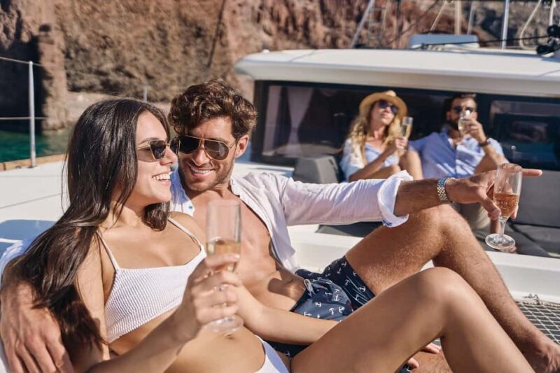 Santorini: Caldera Luxury Catamaran Cruise w/ Meal & Drinks - Exploring Santorini from the Water: What to Expect
